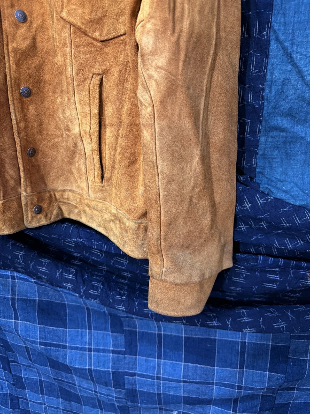 Schott Vtg Schott NYC Suede Leather Jacket Type 3 3sixteen 3🟦 Size US M / EU 48-50 / 2 - 4 Thumbnail