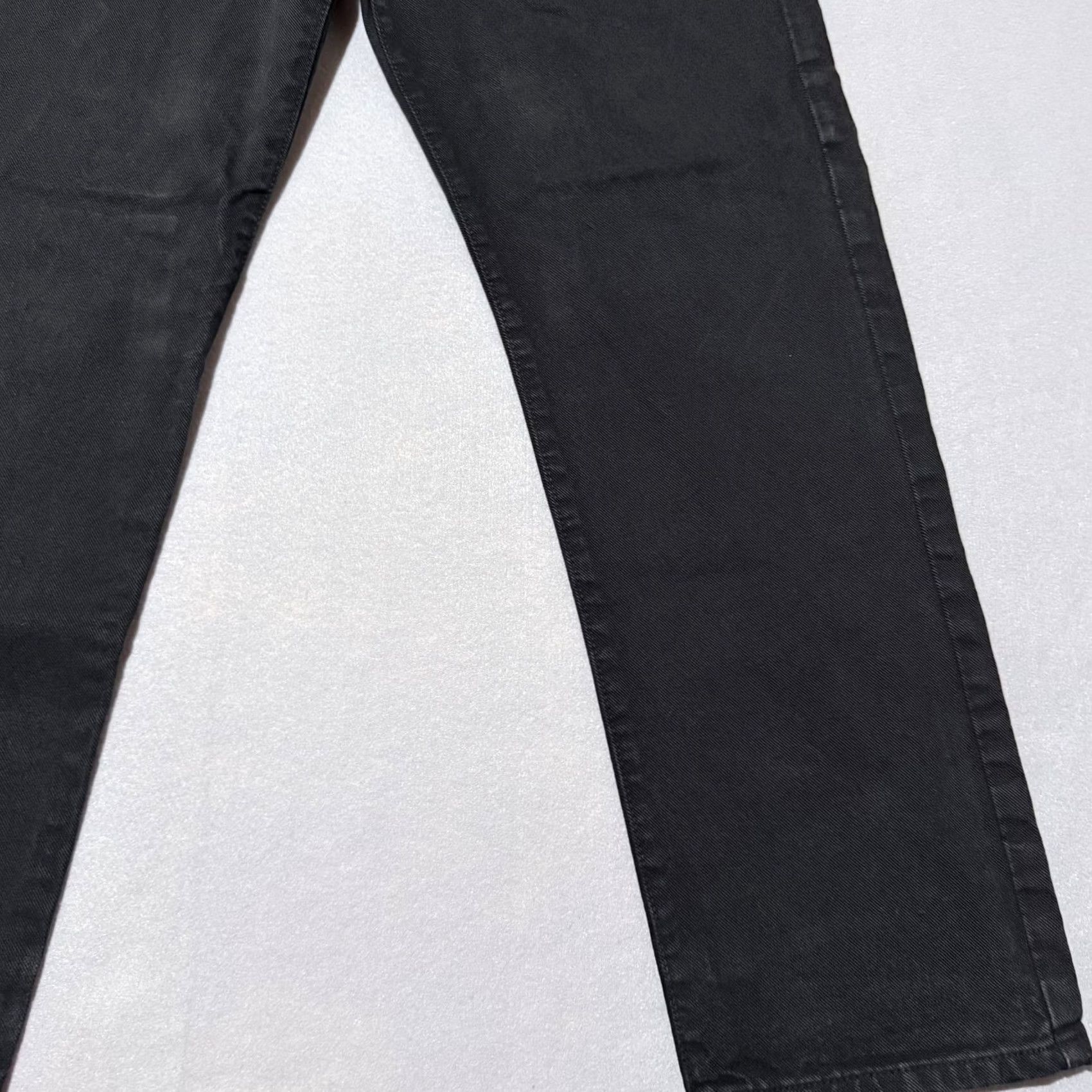 Denime Calvin Klien Jeans Women's Black Denim Pockets High-Rise Classic Straight - 11 Size 32" / US 10 / IT 46 - 6 Thumbnail
