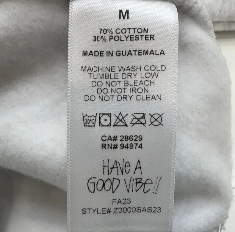Our Legacy Our Legacy Lettered fleece hoodie Size US M / EU 48-50 / 2 - 3 Thumbnail
