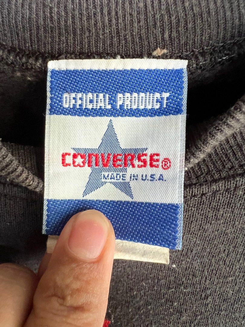 Converse Vintage 90s Converse Spell Out Sweatshirt Size US M / EU 48-50 / 2 - 4 Thumbnail