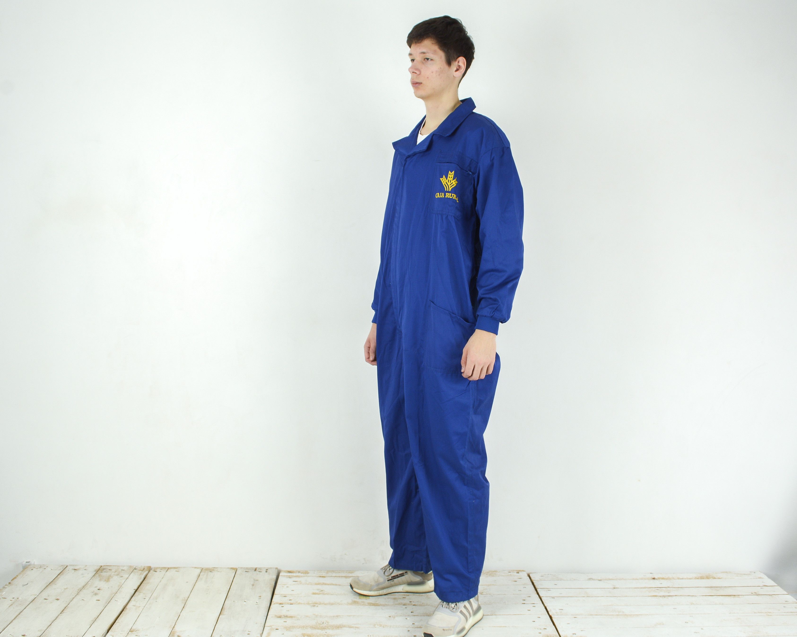 Vintage Tergal Mens 4XL Worker Jumpsuit Boilersuit Coverall Utility Size US 44 / EU 60 - 3 Thumbnail