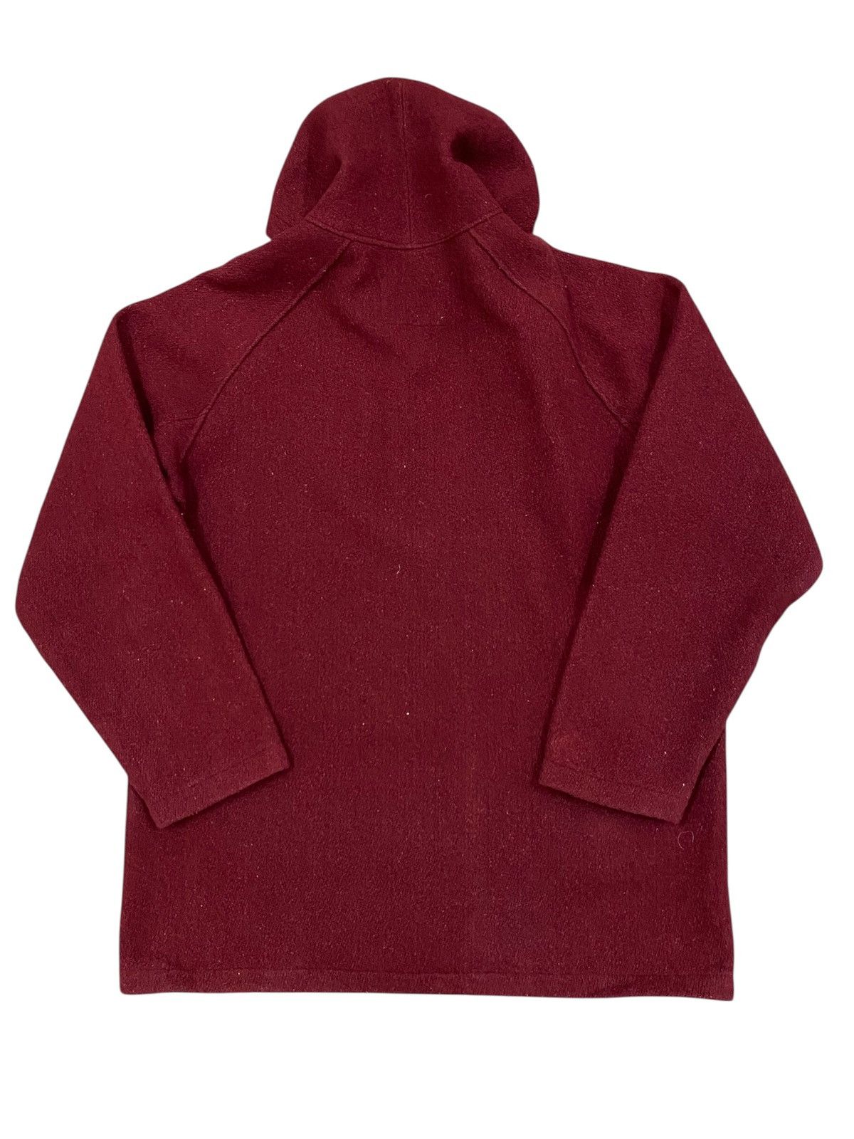 Woolrich Woolen Mills Vtg Woolrich Wool Hoodie Jacket | Talon Zipper | Burgundy Size US L / EU 52-54 / 3 - 3 Thumbnail