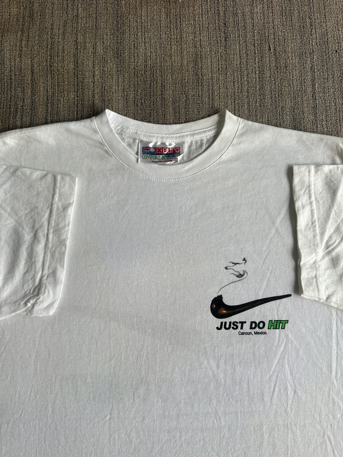 Vintage Vintage Blunt Cancun Just do hit Weed Parody Rare Size US M / EU 48-50 / 2 - 2 Thumbnail