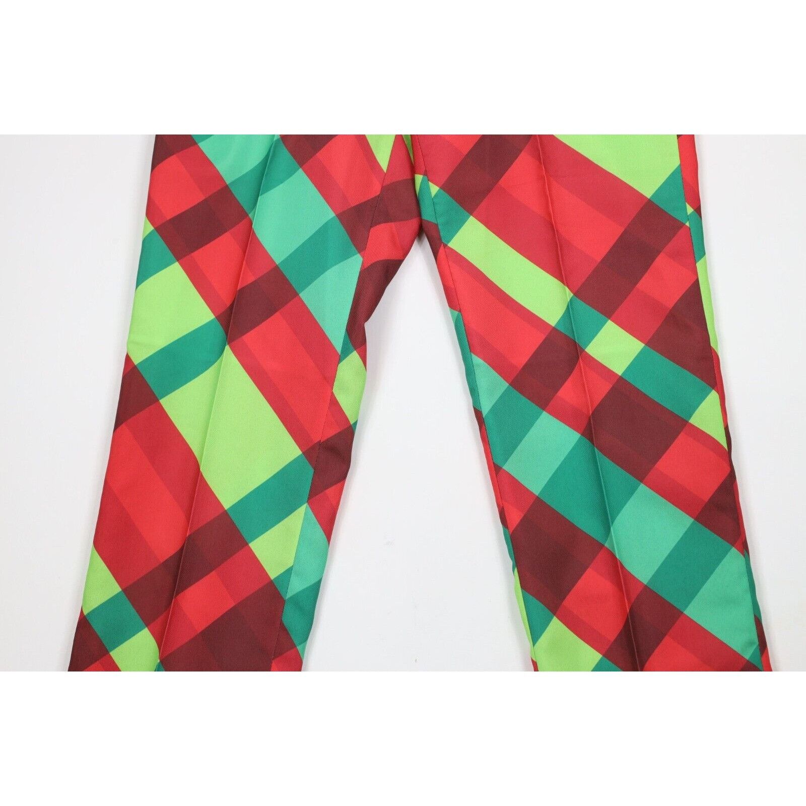 Vintage New Brave Man Christmas Plaid 3 Piece Suit 36R Size 36R - 14 Thumbnail