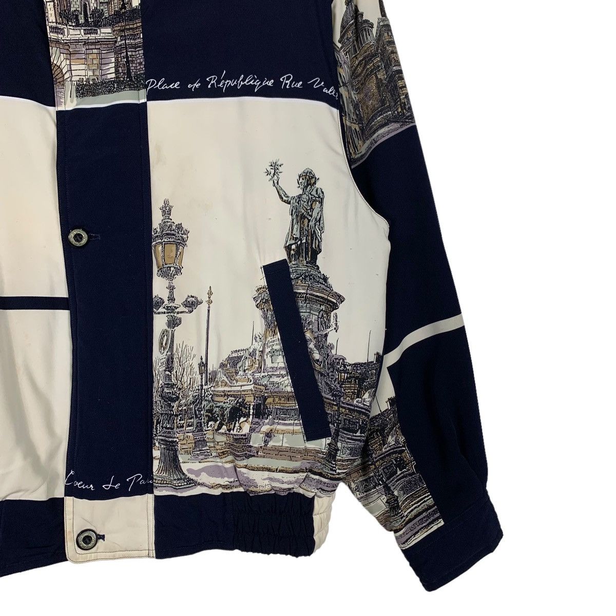 Japanese Brand DIRECCION NO25 PARIS HISTORY FULLPRINT JACKET #0130-C7 Size US M / EU 48-50 / 2 - 7 Thumbnail