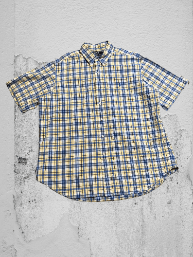 Polo Ralph Lauren Ralph Lauren Polo Button Up Shirt Mens XL Yellow Blue Fit Size US XL / EU 56 / 4 - 1 Thumbnail