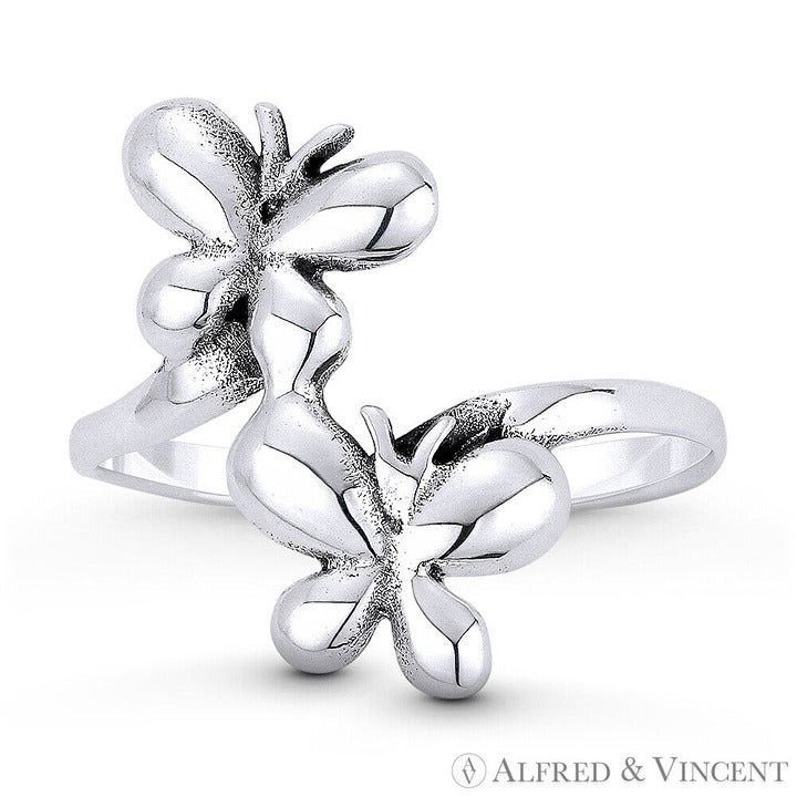 Other Butterfly Spirit Animal Charm Ring in .925 Sterling Silver Size ONE SIZE - 1 Preview