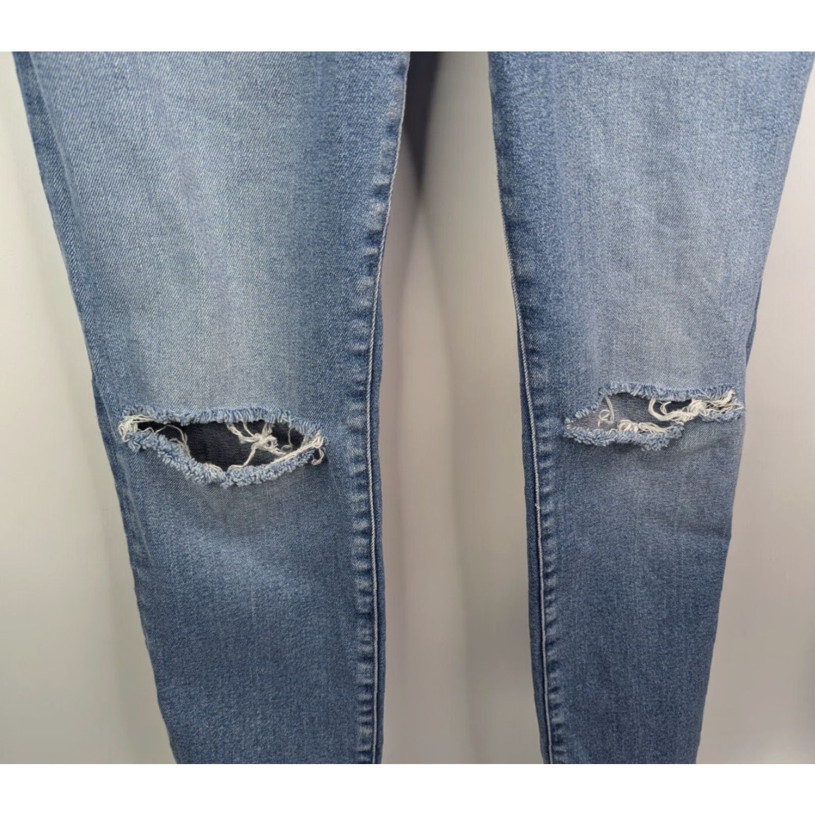 Good American Good American Jeans Slim Straight 5-Pocket Denim GCKSL67T Size 29 Blue Women Size 29" - 3 Thumbnail