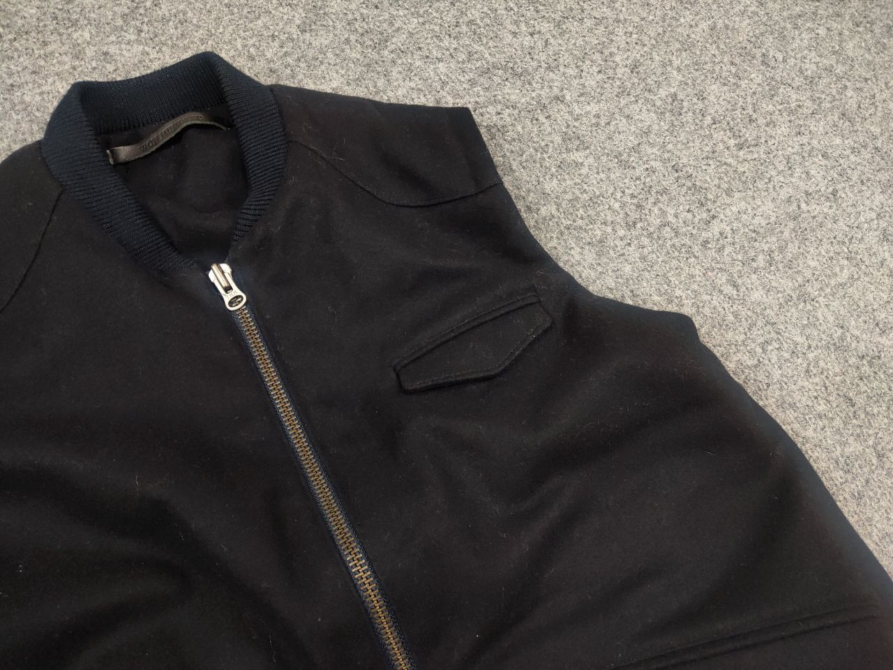 Won Hundred Won Hundred Design Orville Wool Navy Zip pocket vest jacket Size US L / EU 52-54 / 3 - 5 Thumbnail