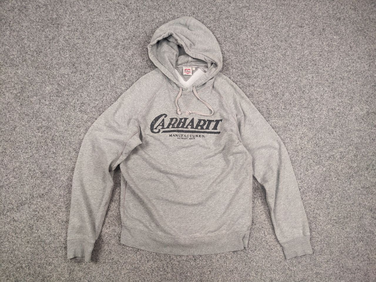 Carhartt Carhartt Union Made Gray Detroit Logo Hoodie Vintage Style Size US S / EU 44-46 / 1 - 9 Thumbnail