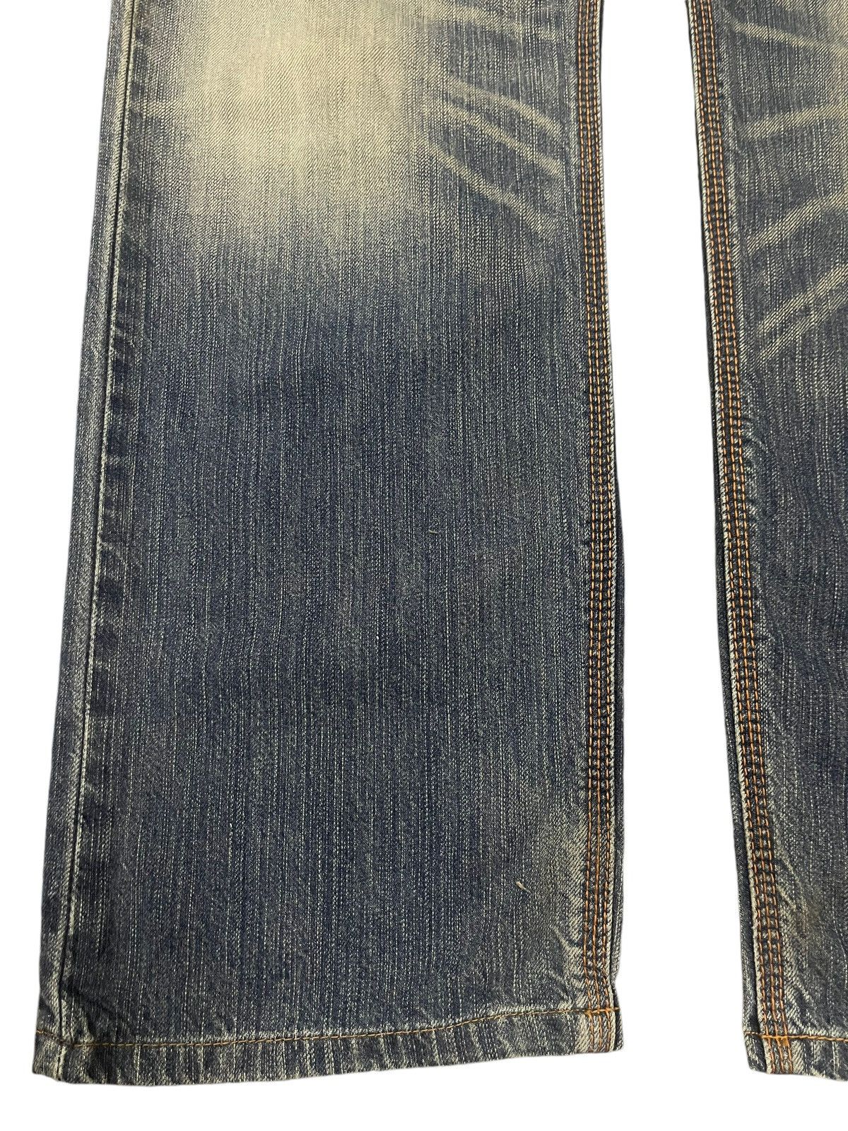 Edwin Vintage 90s Edwin Faded Wash Style Distress Loose Jeans Size US 36 / EU 52 - 6 Thumbnail