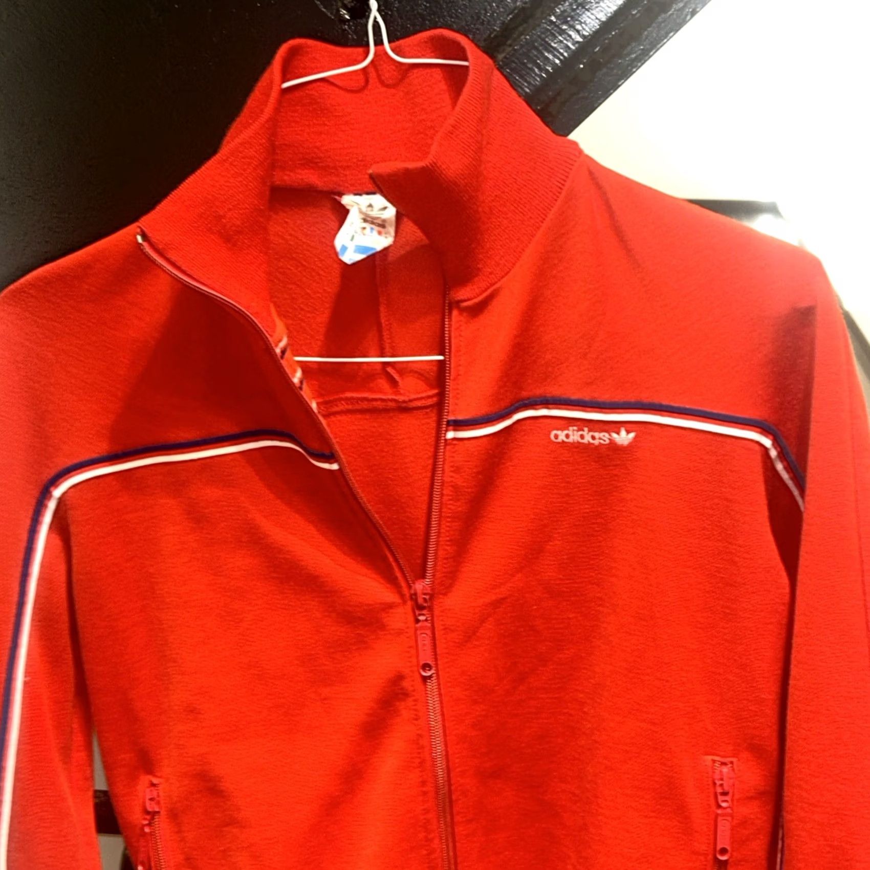 Adidas VINTAGE adidas Track Jacket Mens Size Medium Red White Blue Made In Germany Y2k Zip Full Zip Zipped Pockets Running & Jogging Size US M / EU 48-50 / 2 - 2 Thumbnail
