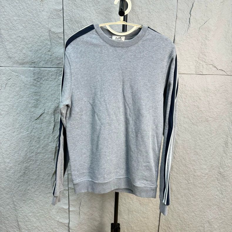 Hermes Hermes Classic H Stripe Sweatshirt - dmc Size US S / EU 44-46 / 1 - 1 Thumbnail