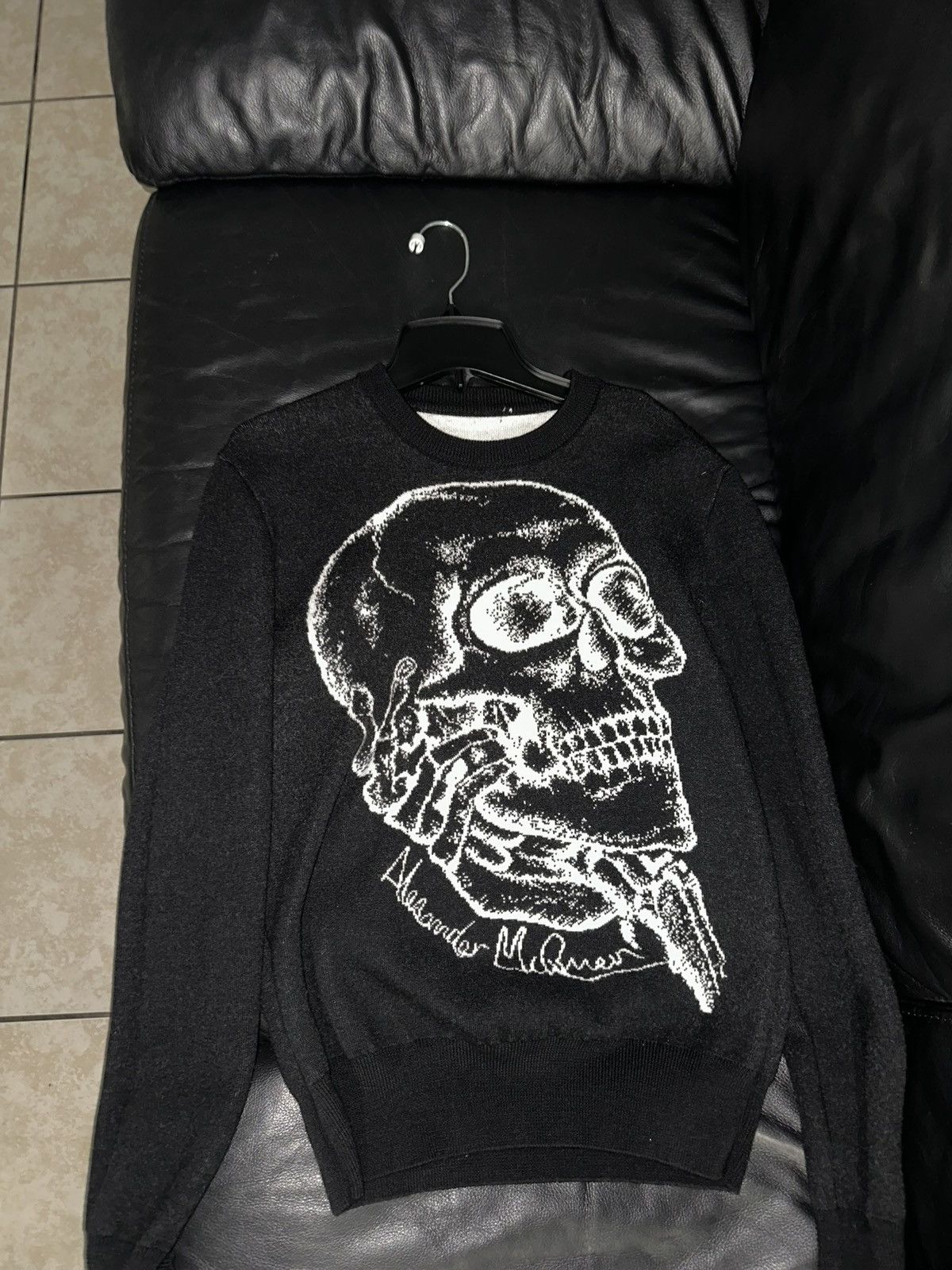 Alexander McQueen Alexander McQueen Skull Print Long Sleeved Sweater Size US S / EU 44-46 / 1 - 2 Thumbnail