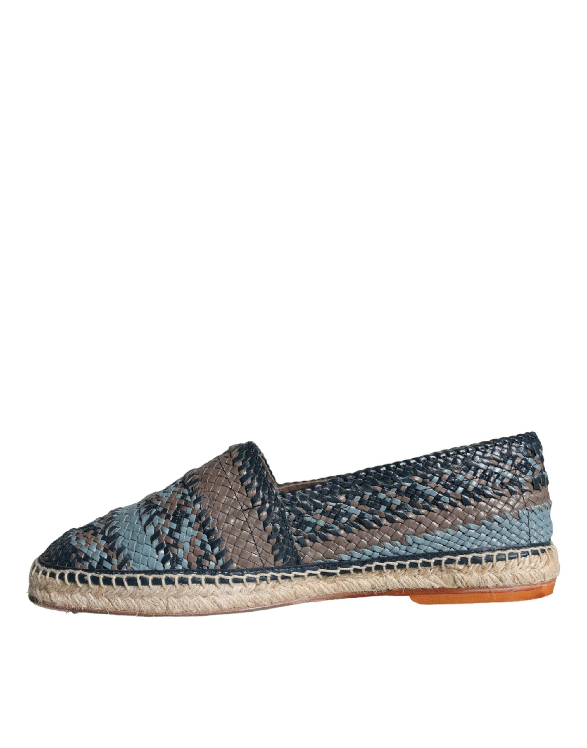 Dolce & Gabbana o1y0925 Leather Espadrilles in Multicolor Size US 9 / IT 39 - 2 Thumbnail