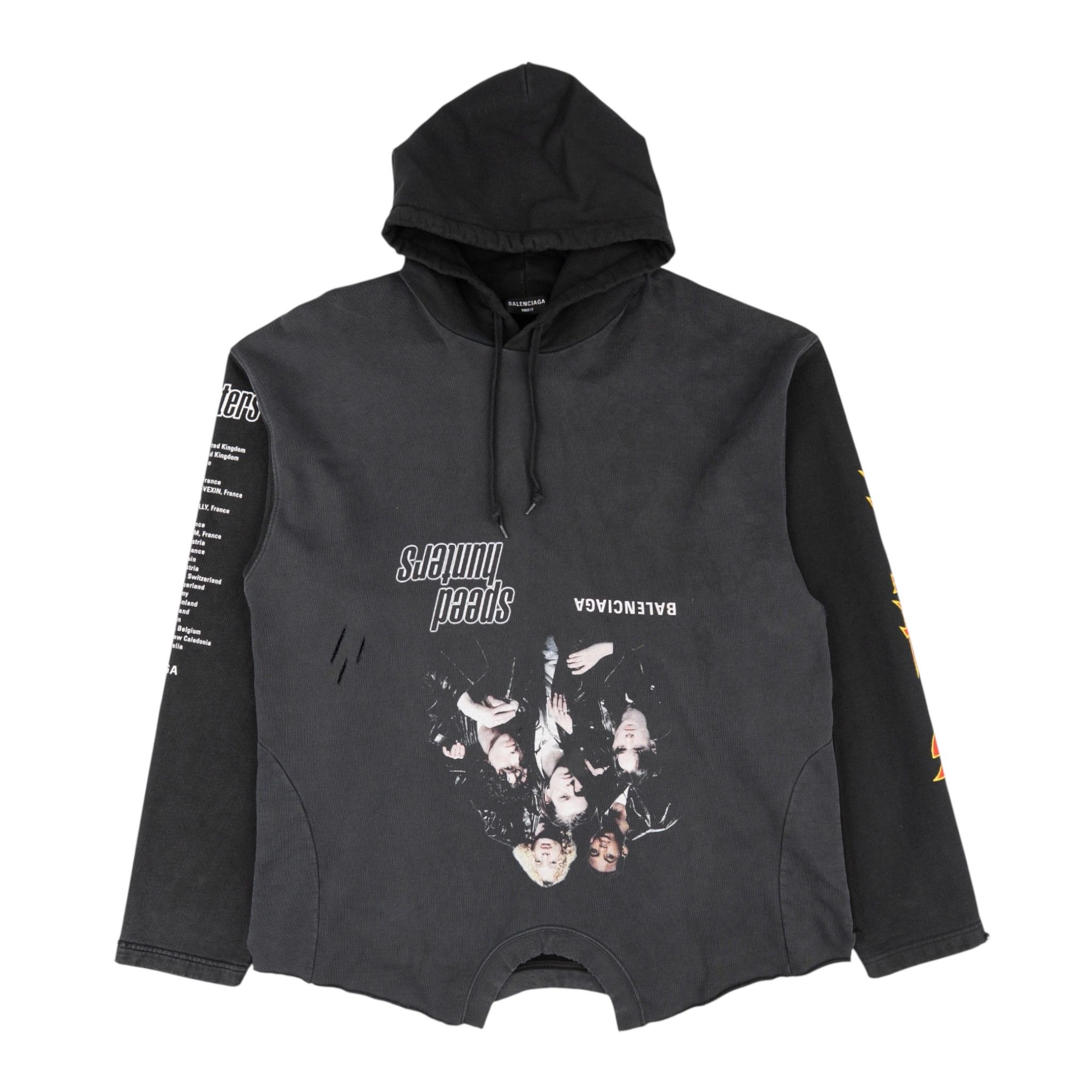 Balenciaga BALENCIAGA 23AW PARIS MOON UPSIDE DOWN DISTRESSED