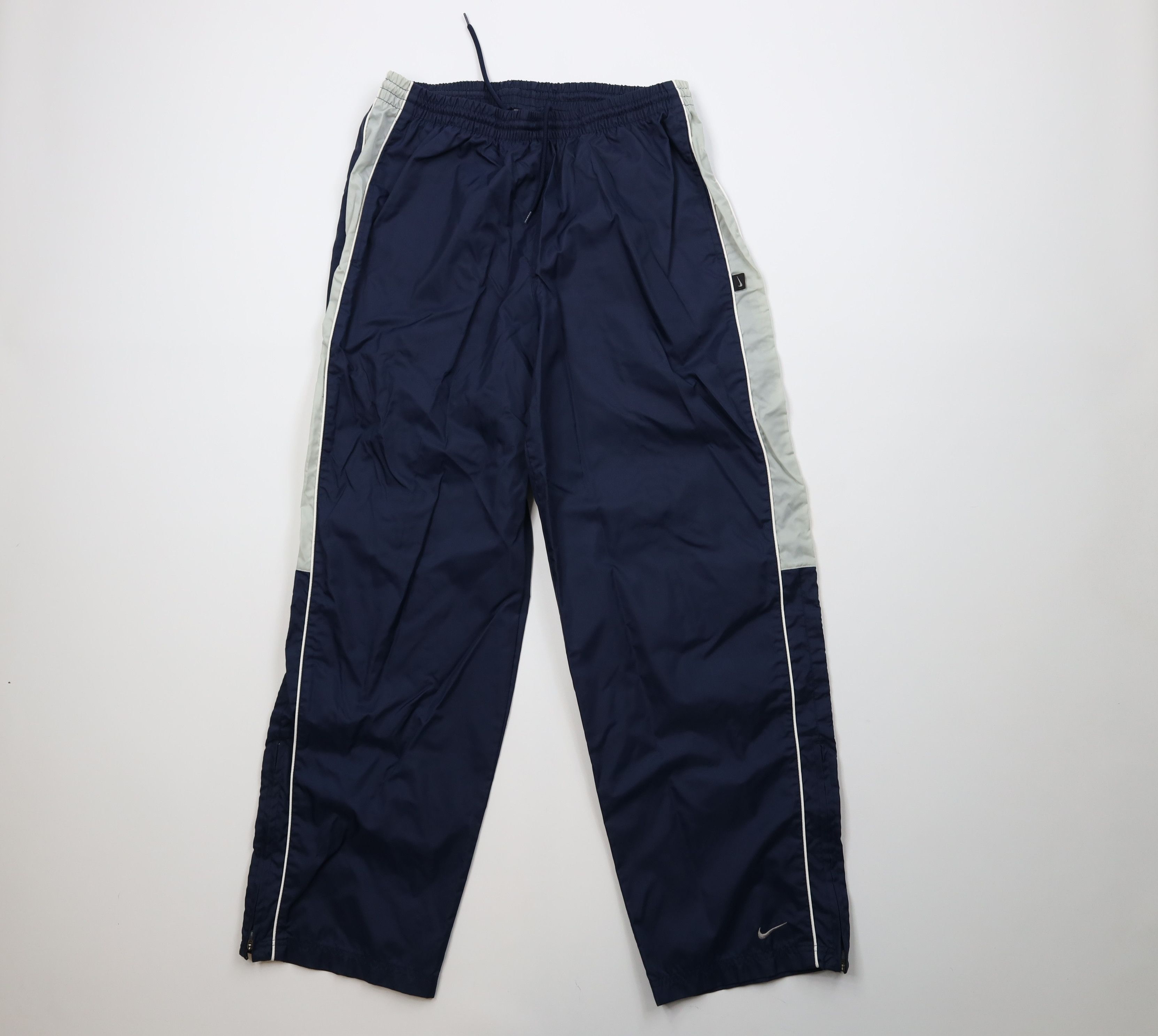 Nike Vintage Y2K Nike Mini Swoosh Wide Leg Windbreaker Pants Size US 34 / EU 50 - 1 Thumbnail