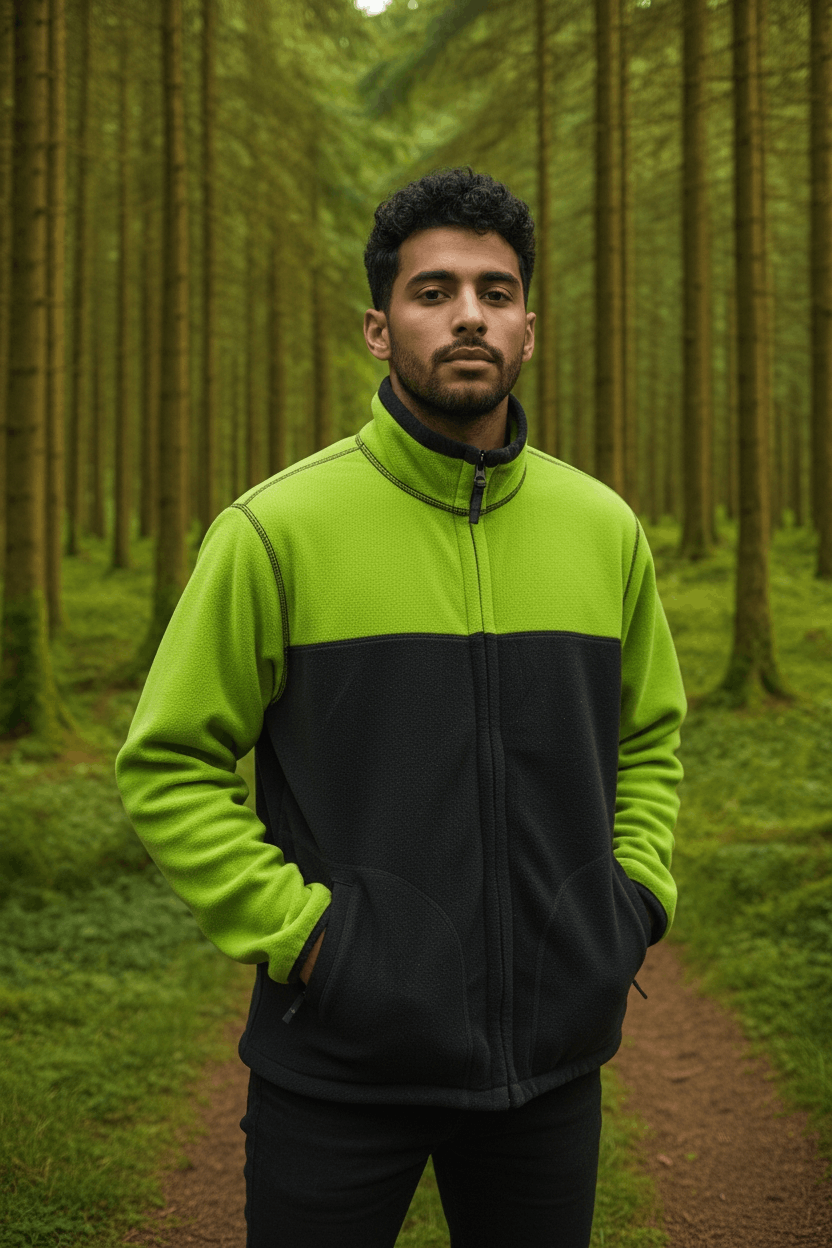 Uniqlo UNIQLO Reversible Black Yellow Sherpa Fleece Jacket Size US XL / EU 56 / 4 - 1 Thumbnail