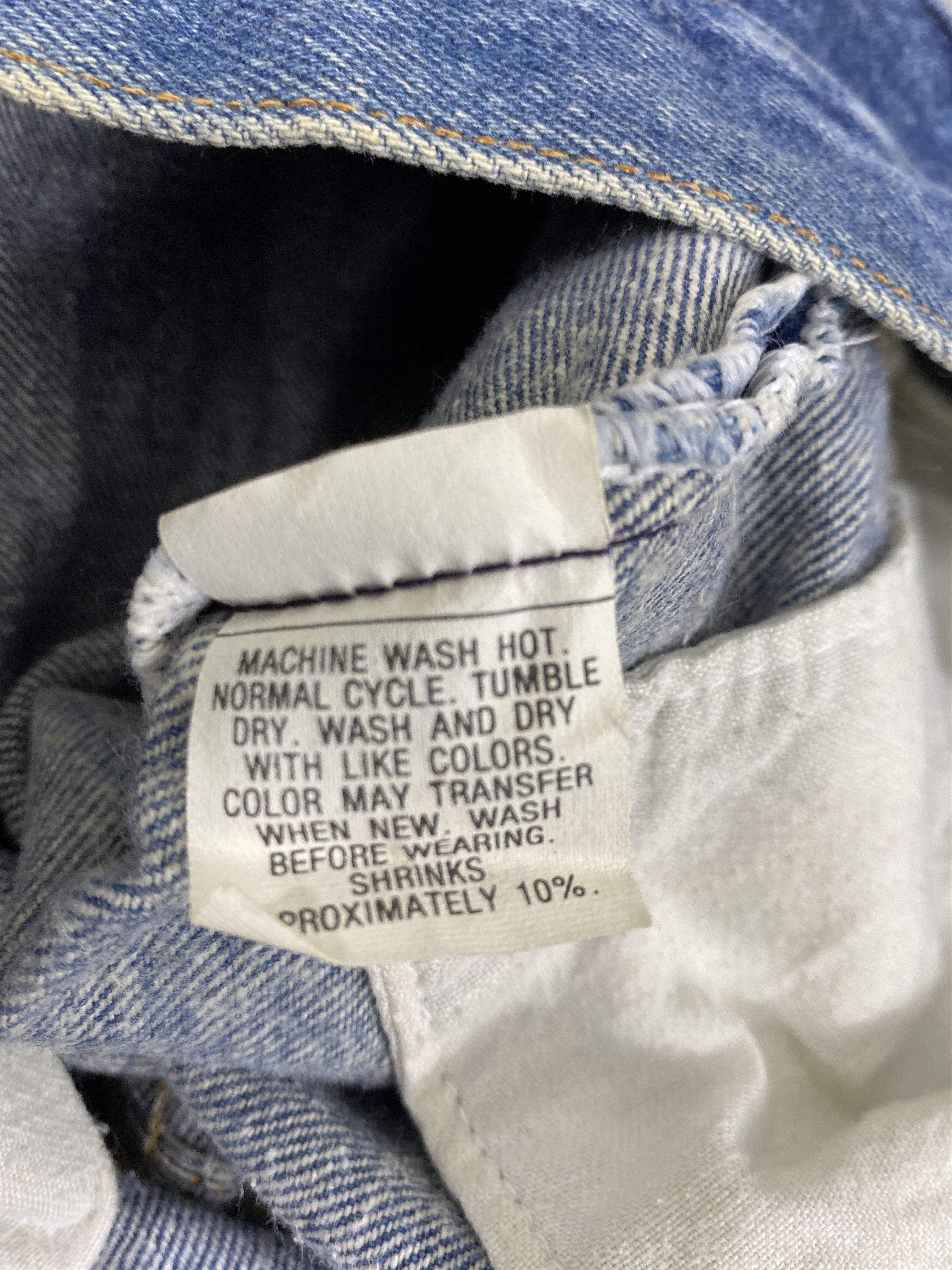 Levi's Blue Vintage Levi's 501 Jeans 28x5.5 Short Denim- JN3737 Size US 28 / EU 44 - 7 Thumbnail