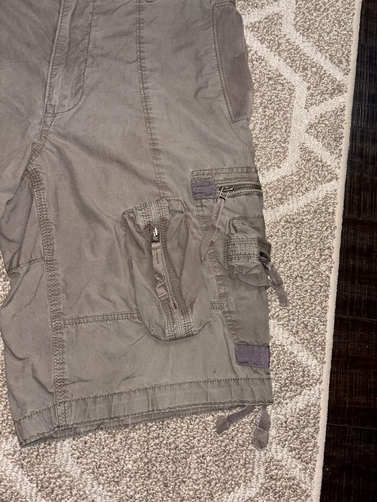 Gap 00s Gap Tactical Army Cargo Shorts Size US 33 - 3 Thumbnail