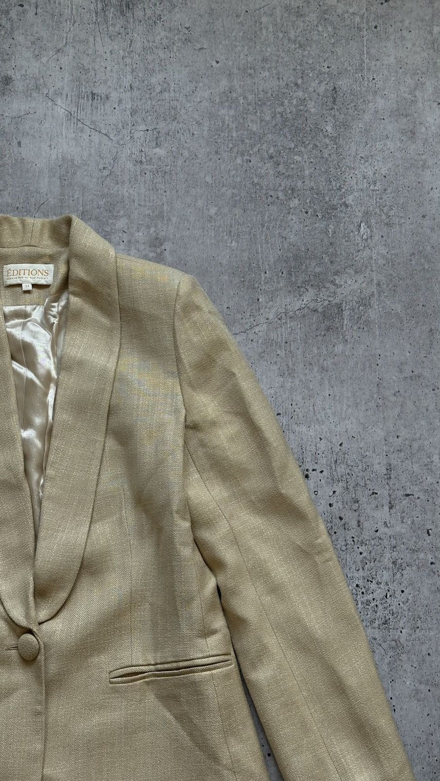 Sezane Women's Editions Sezane Vintage Classic Blazer Size XS / US 0-2 / IT 36-38 - 2 Thumbnail