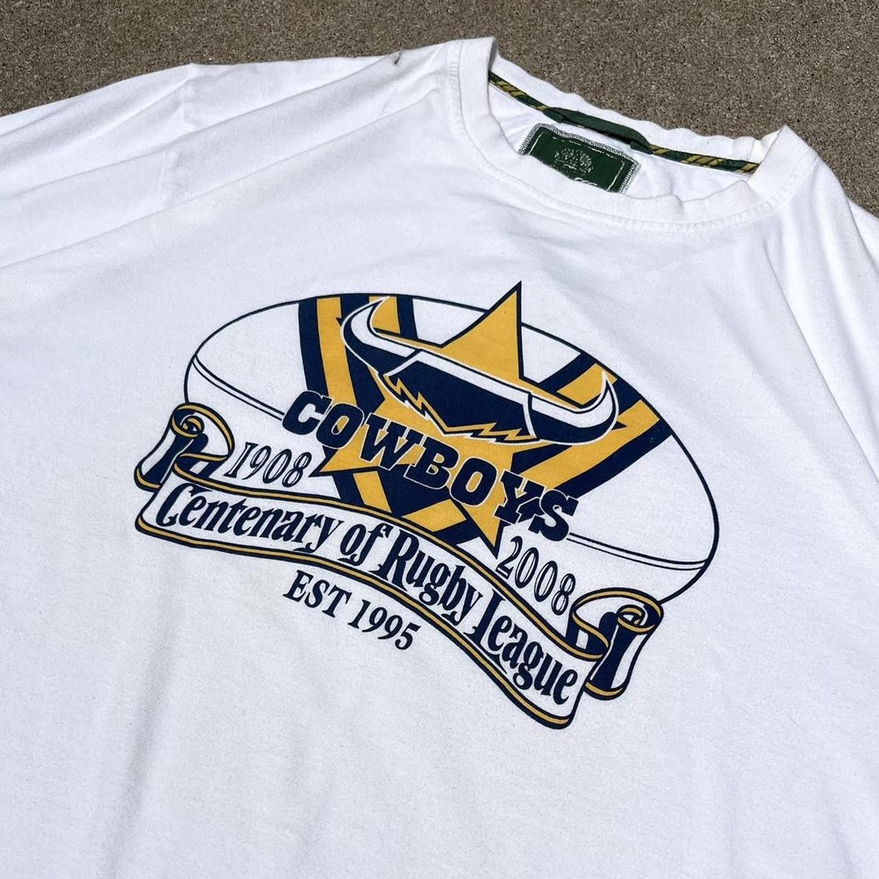 Canterbury of New Zealand × Vintage Vintage 2008 Cowboys NRL Centenary Tee Y2K Canterbury Rugby Size US L / EU 52-54 / 3 - 1 Thumbnail