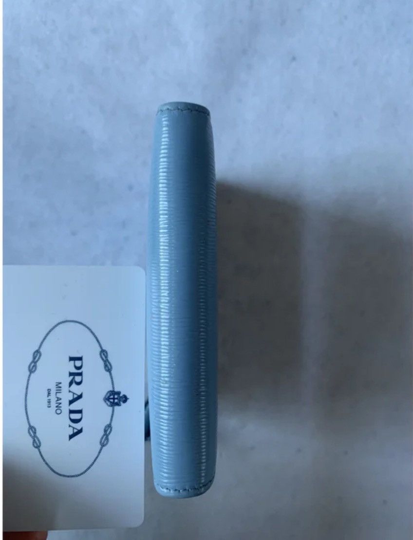 Prada Prada light blue leather wallet Size ONE SIZE - 5 Thumbnail