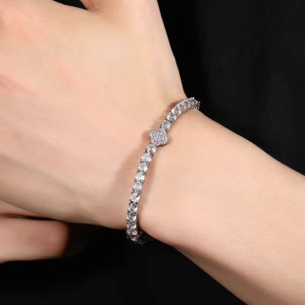Jewelry × Vintage Unique Style Cubic Zirconia Bracelet Size ONE SIZE - 3 Thumbnail