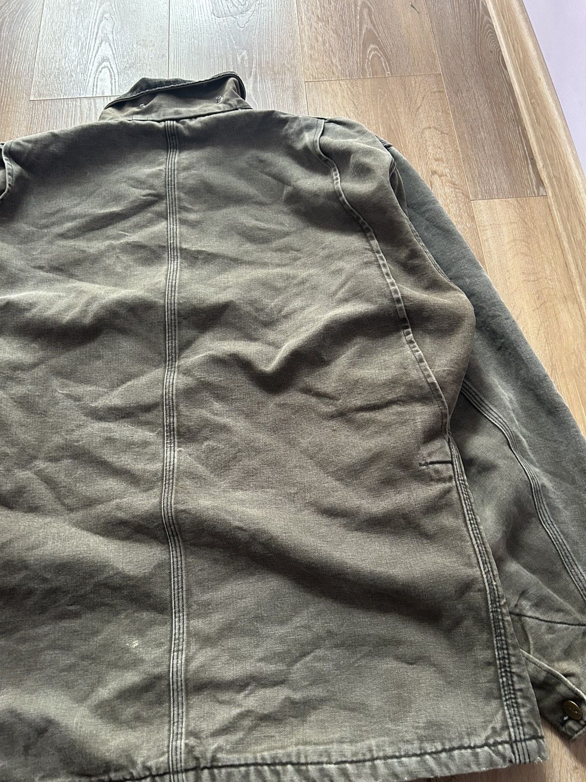 Carhartt Vintage Carhartt Jacket Men 46 C01 BLK Canvas Chore Blanket Size US XXL / EU 58 / 5 - 21 Thumbnail