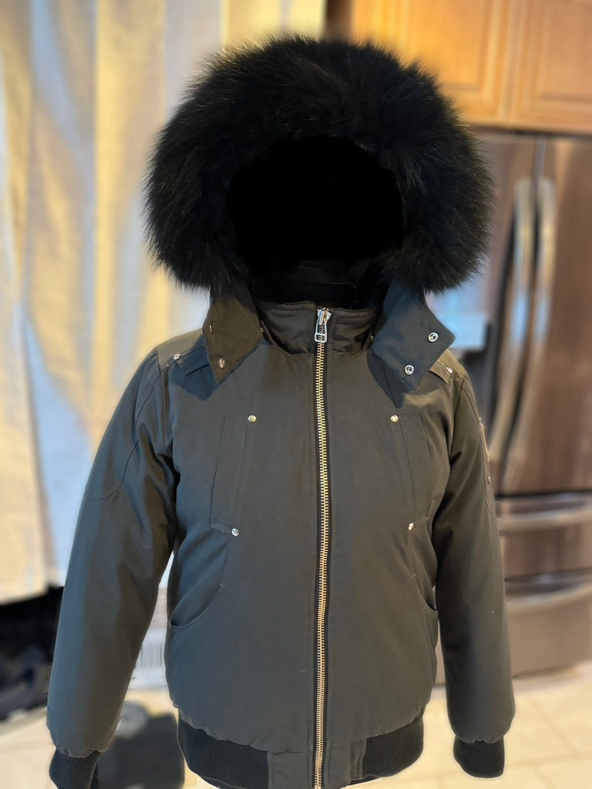 Moose Knuckles Moose Knuckles shearling Bomber Granite/Black L — Like New Size US XS / EU 42 / 0 - 1 Thumbnail