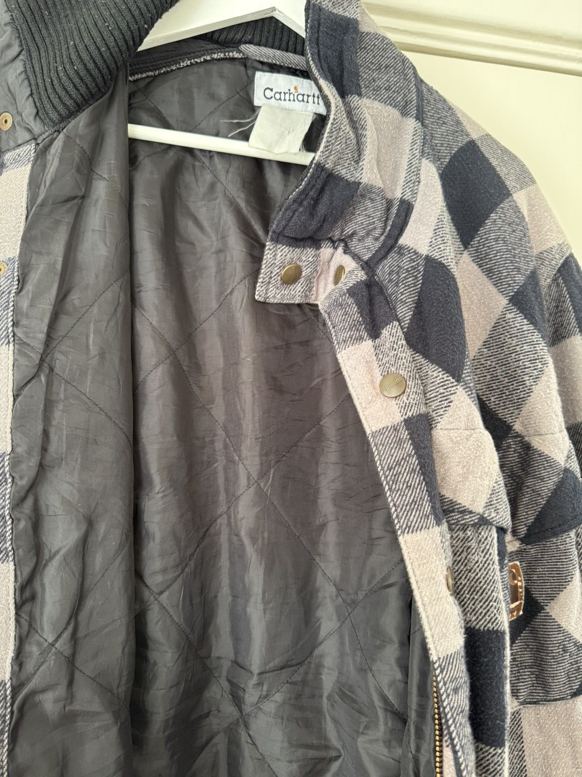 Carhartt Vintage Carhartt Flannel with zipper Size US L / EU 52-54 / 3 - 5 Thumbnail