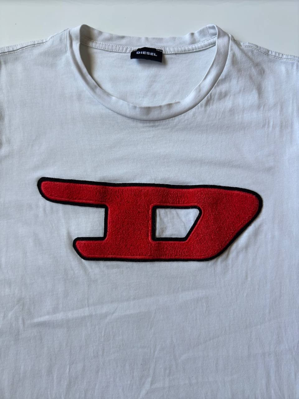 Diesel Diesel vintage y2k white t-shirt M Size US M / EU 48-50 / 2 - 2 Thumbnail