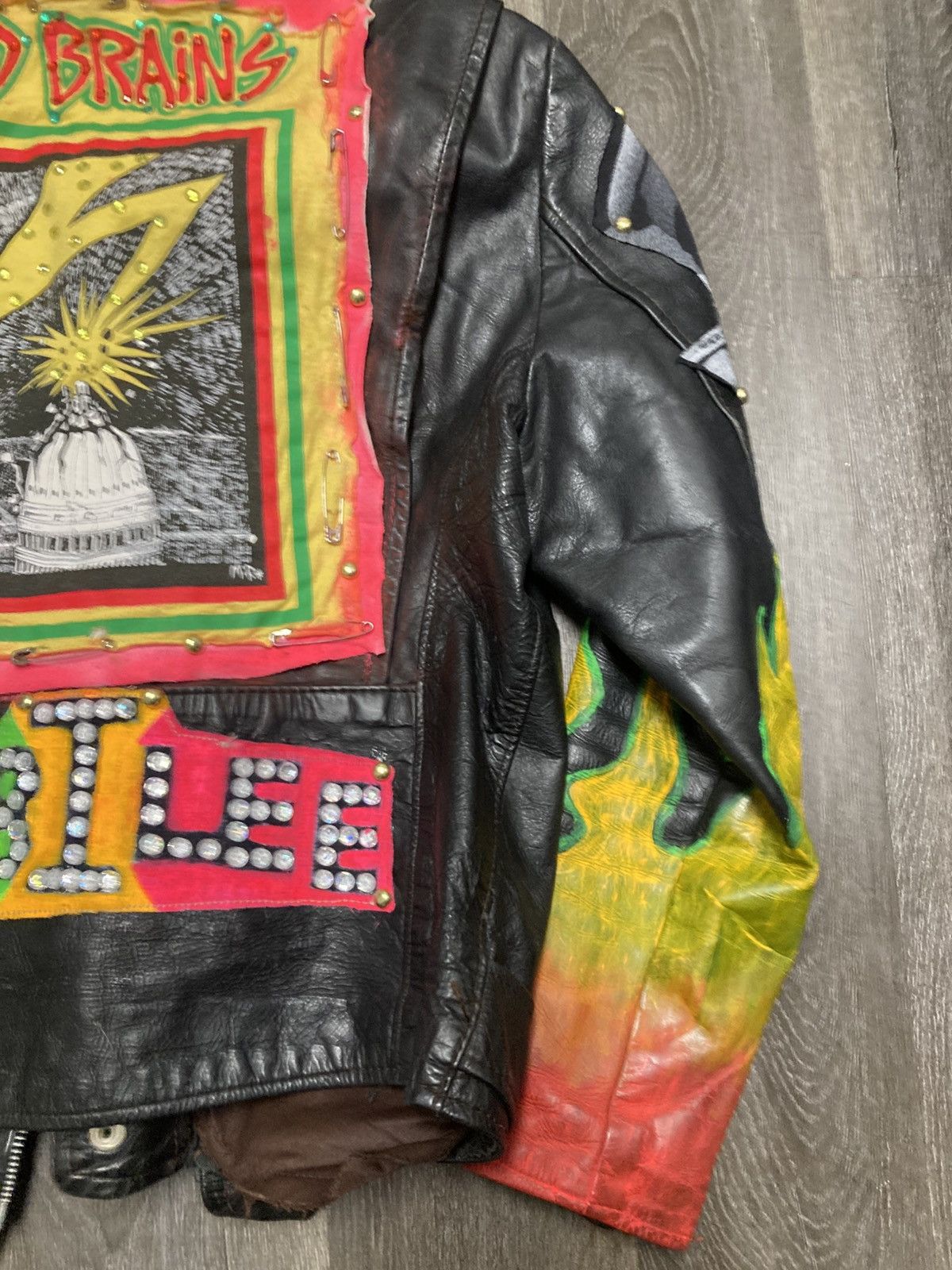 Bob Marley Bad Brains Bob Marley Rasta vintage biker Size US XS / EU 42 / 0 - 2 Thumbnail