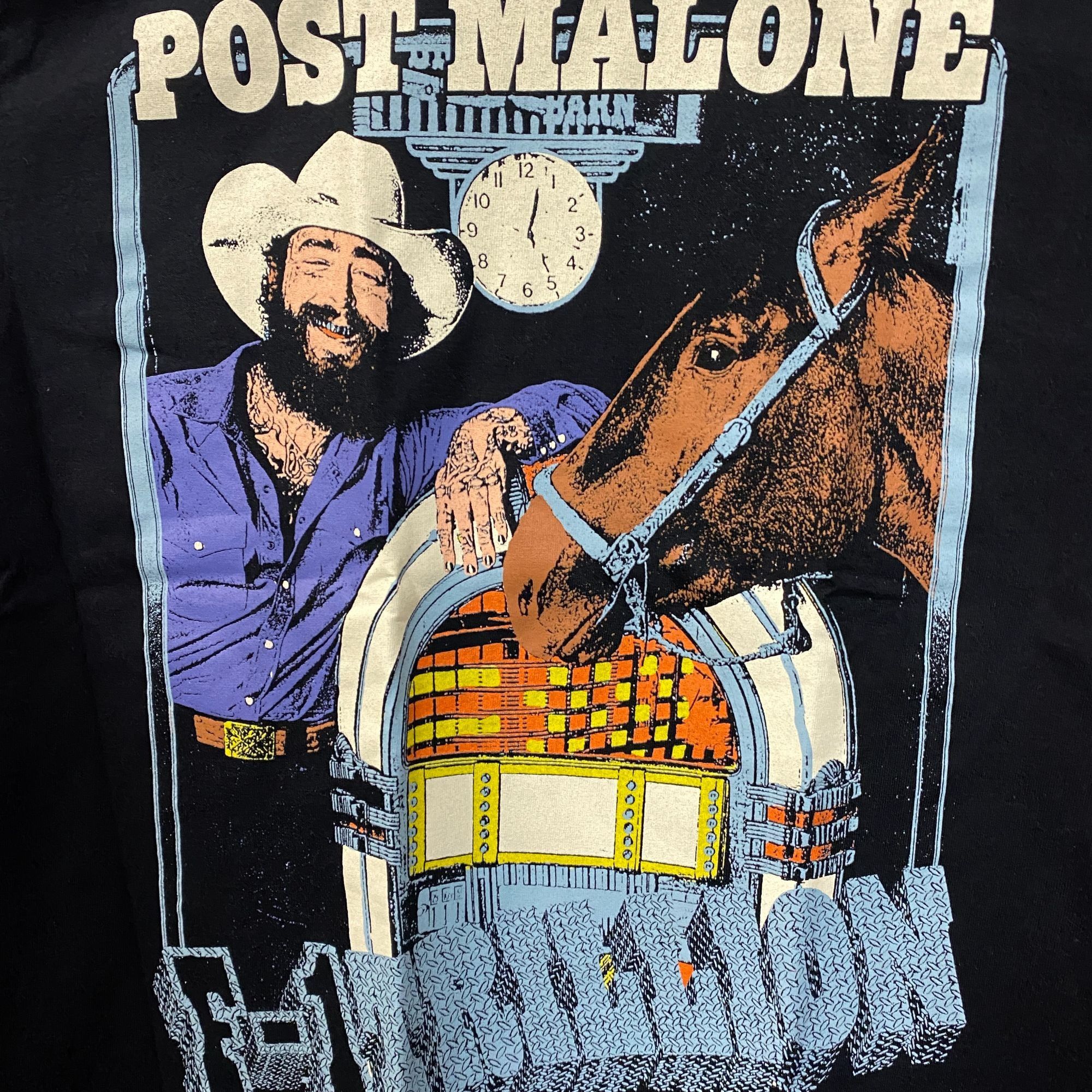 Other Post Malone F-1 Trillion Jukebox Horse T-Shirt Medium Size US M / EU 48-50 / 2 - 2 Thumbnail