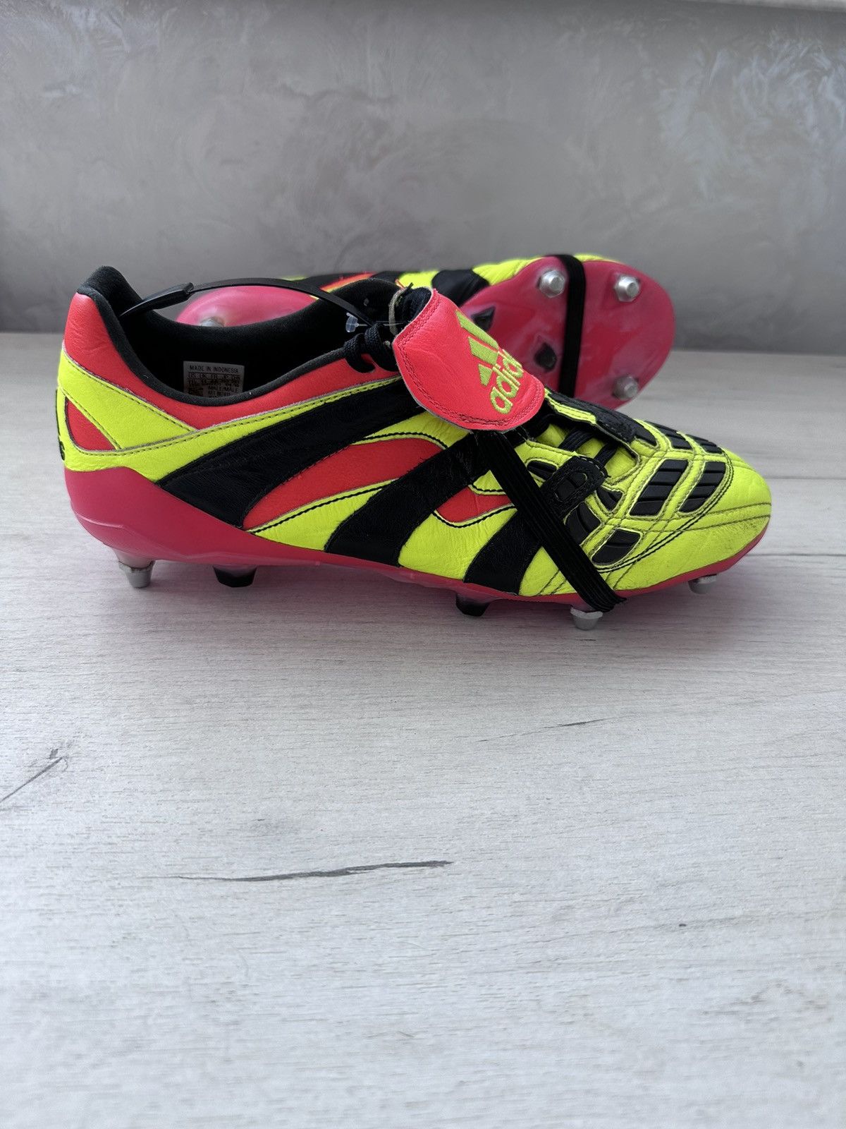 Adidas Adidas Predator Accelerator Lime Neon Football Cleats Boots Size US 11.5 / EU 44-45 - 2 Thumbnail