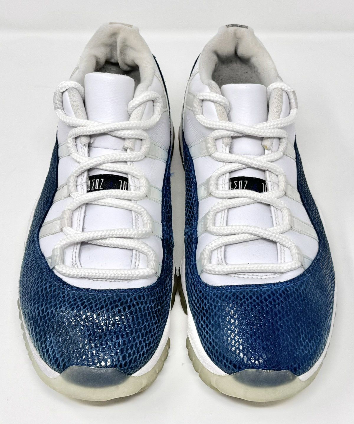 Jordan Brand × Nike Nike Air Jordan XI 11 Low Navy Snakeskin 2019 Retro size 8.5 Size US 8.5 / EU 41-42 - 3 Thumbnail
