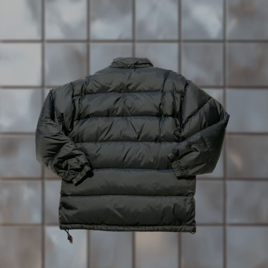 VINTAGE Gap Puffer Jacket Mens 90s Reversible Down Quilted Black Sz. M