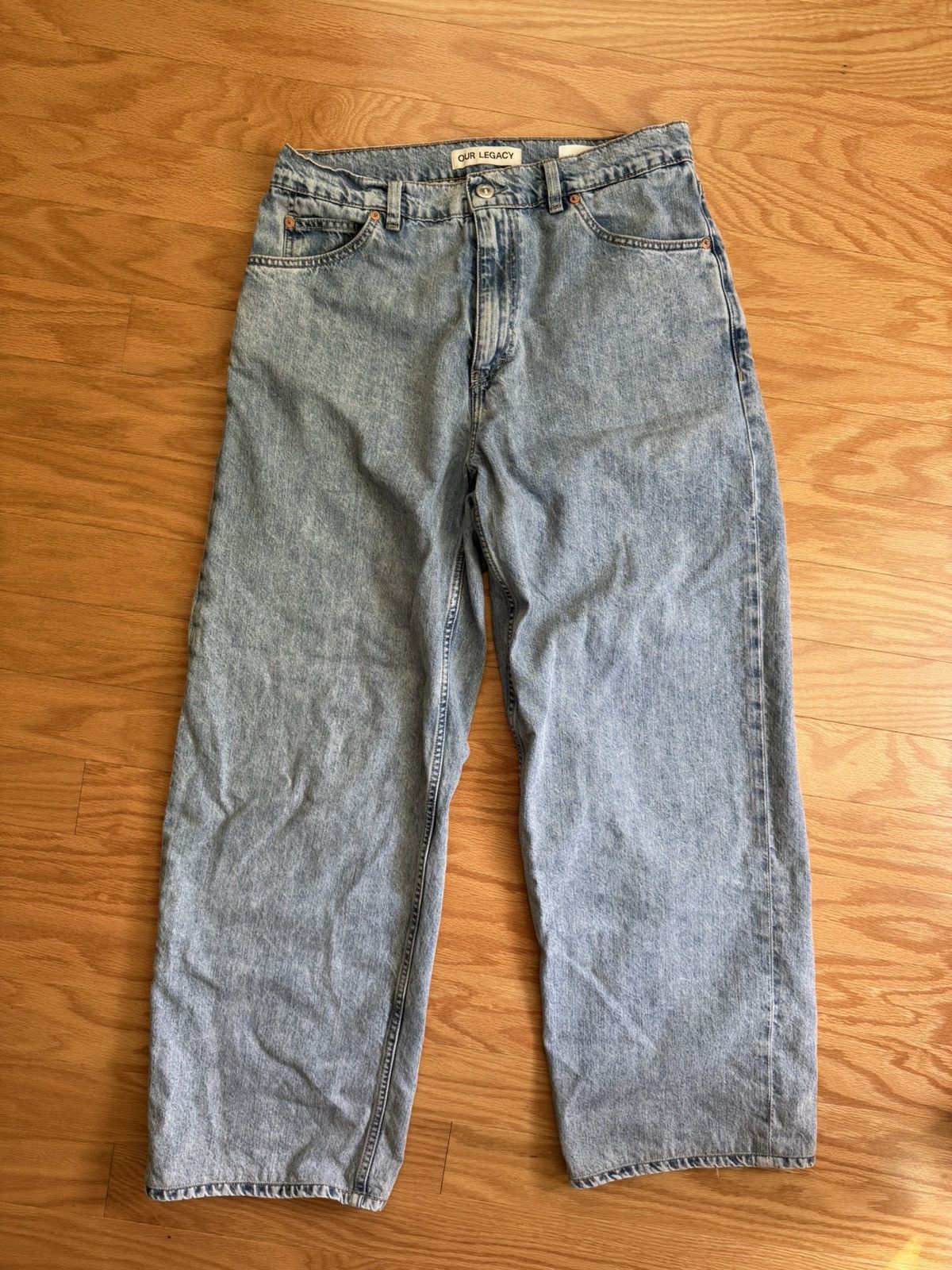 Our Legacy Our Legacy Vast Cut Forever Blue Drape Denim | Grailed