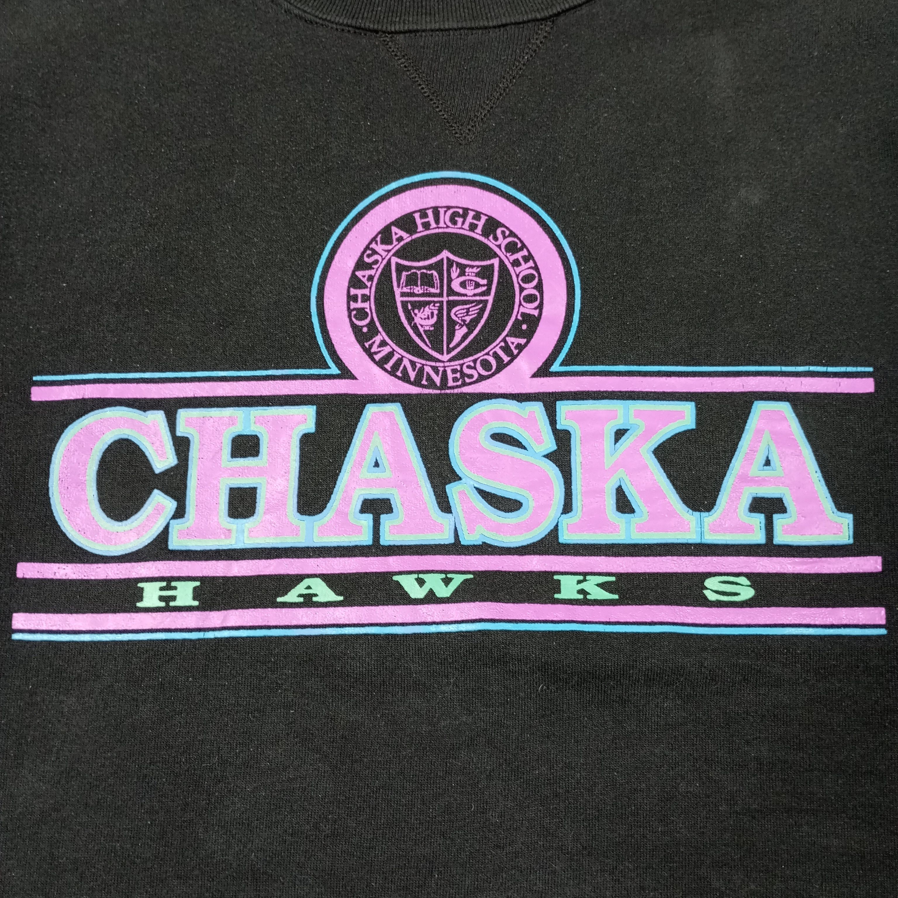 Vintage Chaska High School Minnesota Vintage Sweatshirt c248n9 Size US L / EU 52-54 / 3 - 2 Thumbnail