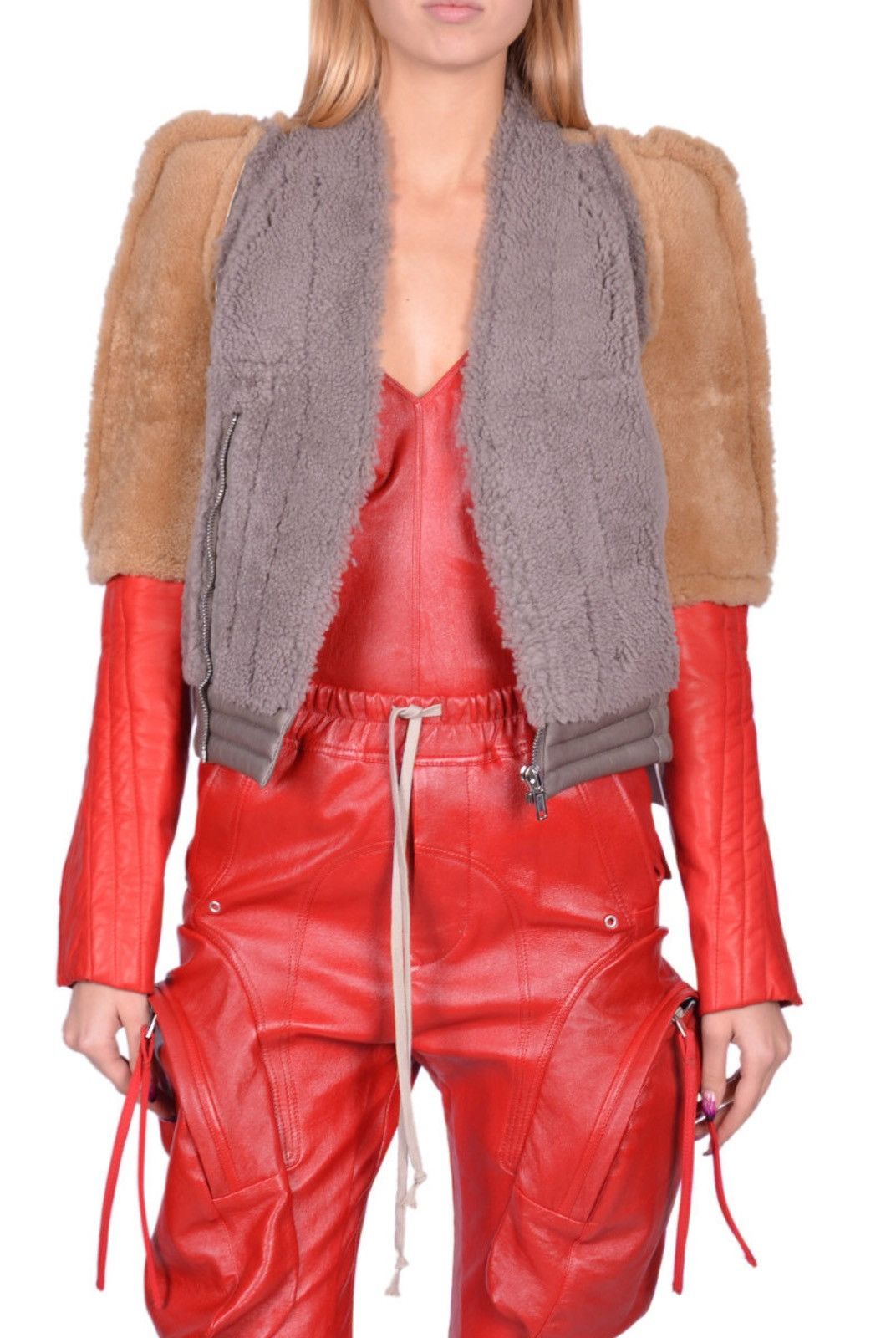 Rick Owens Last Size Rick Owens 2019 Shearling Lamb Fur Jacket Size S / US 4 / IT 40 - 2 Thumbnail