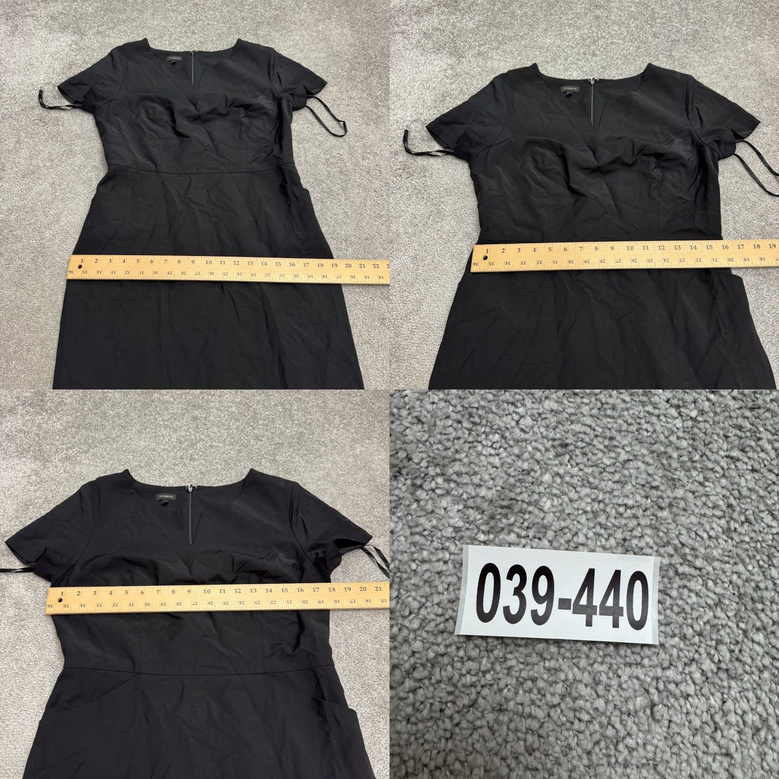 Talbots Talbots Dress Wool Sheath Midi Black Pockets Workwear Womens 8 Seasonless Size M / US 6-8 / IT 42-44 - 9 Thumbnail
