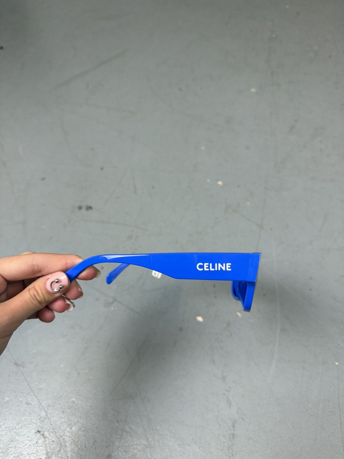 Celine Celine Blue Sunglasses Size ONE SIZE - 2 Thumbnail