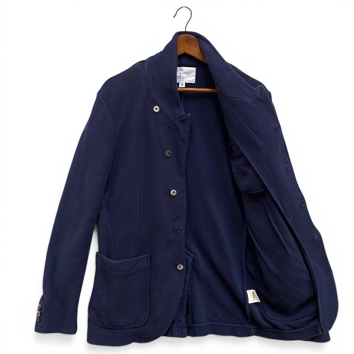 SHIPS Ships Blue Shawl Collar Jacket Chore Coat Style Cotton M Size US M / EU 48-50 / 2 - 1 Thumbnail