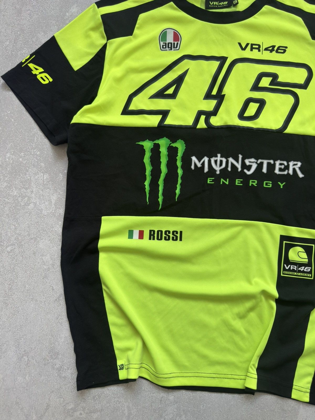 NASCAR Valentino Rossi VR46 Monster Energy Apparel Racing Shirt Size US XL / EU 56 / 4 - 6 Thumbnail