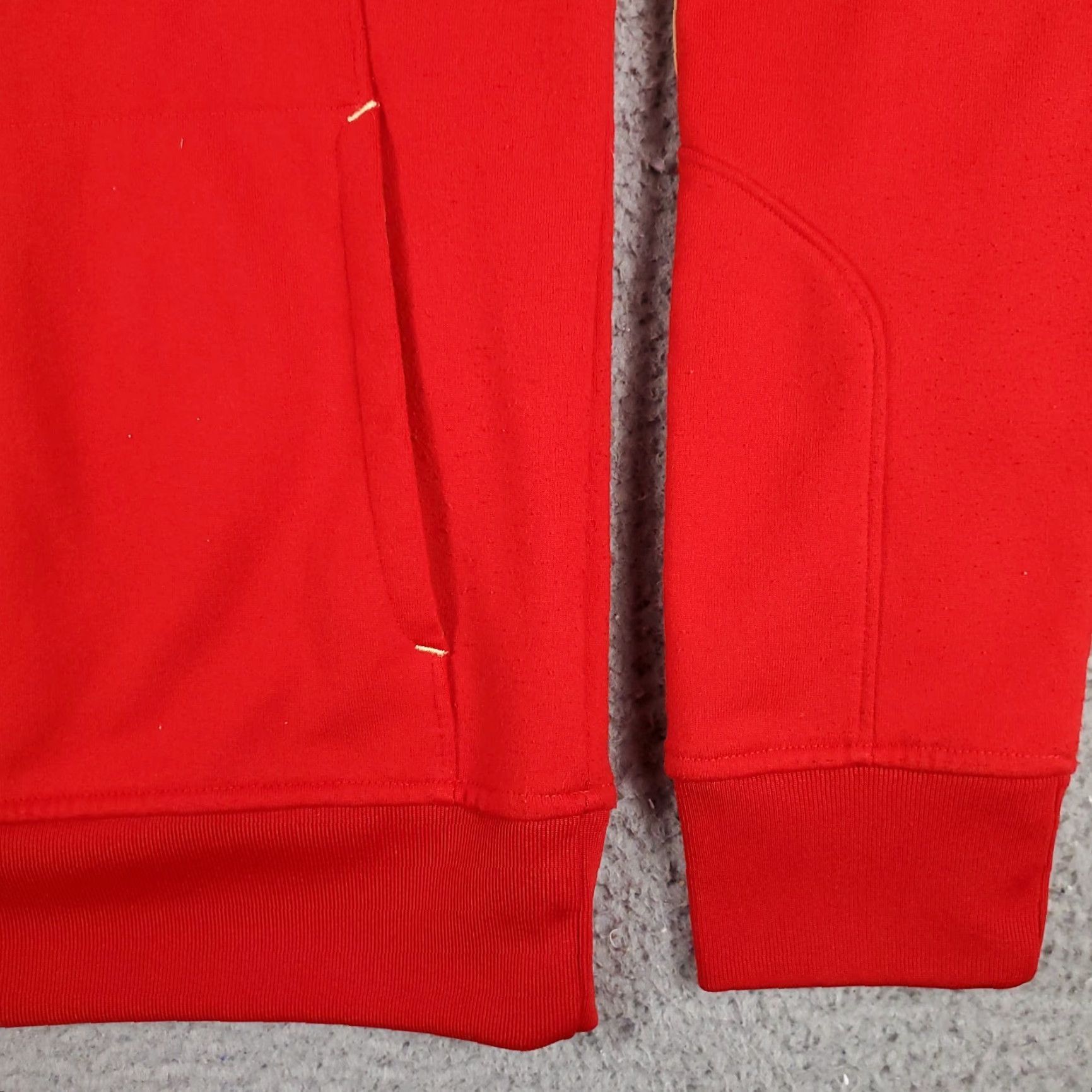 Adidas Adidas Hoodie Mens Medium Red Pullover Sweatshirt Long Sleeve Classic Sports Size US M / EU 48-50 / 2 - 5 Thumbnail