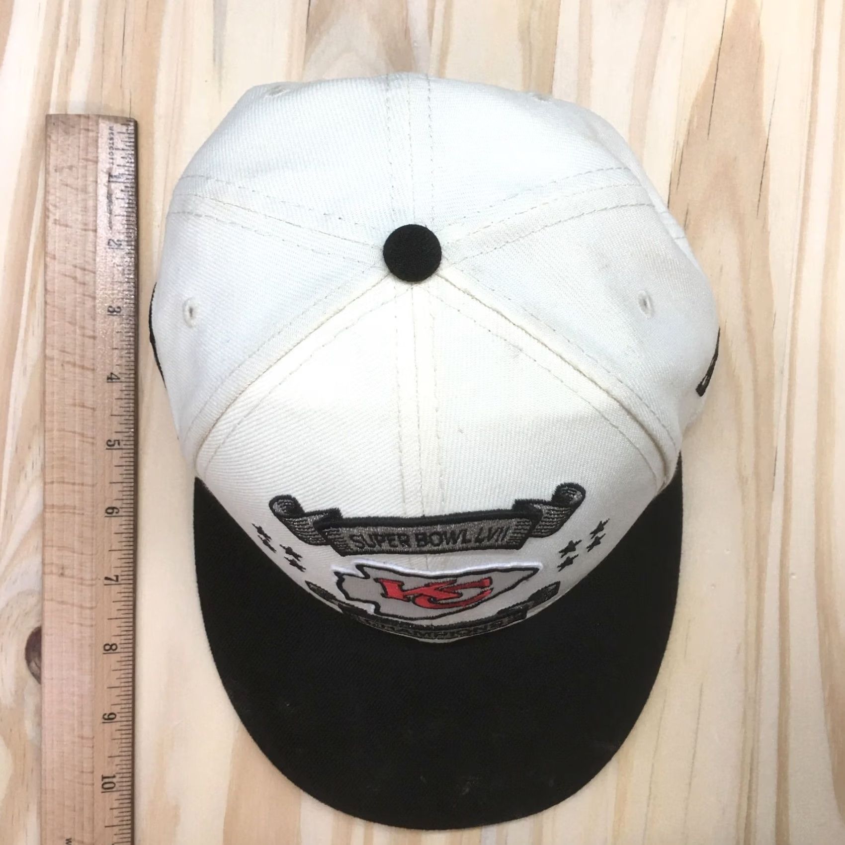 New Era Kansas City Chief Superbowl 57 Baseball Hat Mens White One Size Embroidered Logo Size ONE SIZE - 5 Thumbnail