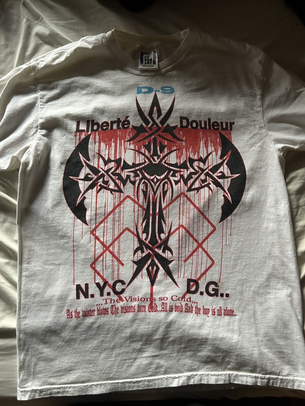 Drain Gang × Sad Boys Bladee Cold Visions NYC Pop Up Exclusive Tee Size US M / EU 48-50 / 2 - 1 Thumbnail