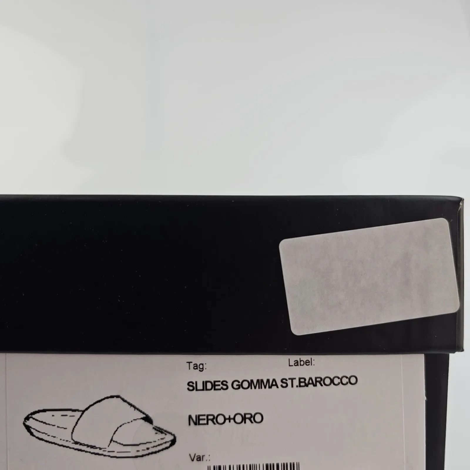 Versace Versace Baroque Black Slide Sandals New Size US 7 / EU 40 - 10 Thumbnail