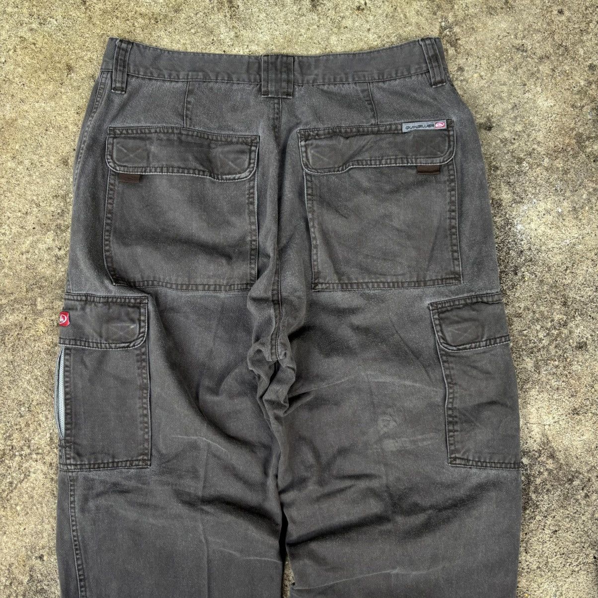 Quiksilver × Vintage Vintage Quiksilver FadeBrown Cargo Pants Size US 34 / EU 50 - 7 Thumbnail