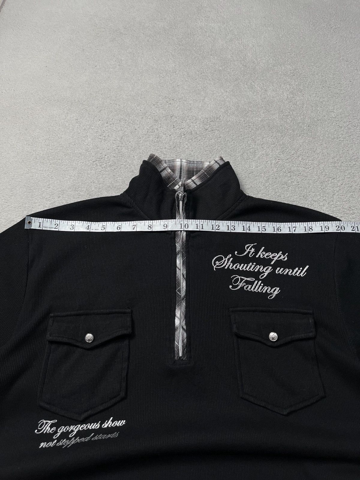 Japanese Brand Mitex Poem Double Layer Polo Shirt Lgb Style Size US L / EU 52-54 / 3 - 9 Thumbnail